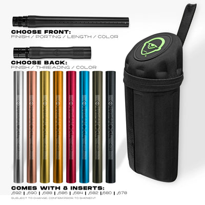 Freak XL - 8" Inserts - Full Barrel Kit - Aluminium
