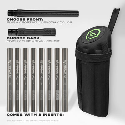 Freak XL - 8" Inserts - Full Barrel Kit - Stainless Steel